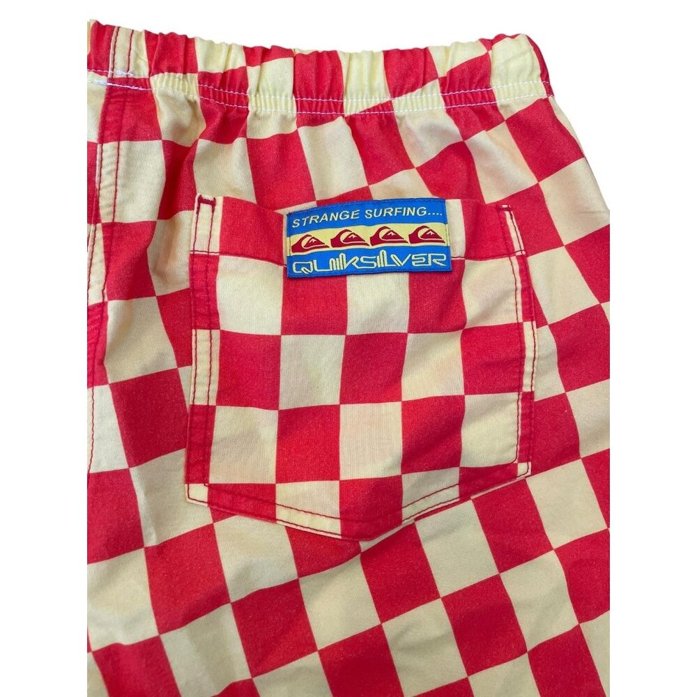 Quiksilver Stranger Things The Echo Beach Volley Shorts Red/Yellow Size XL - Picture 11 of 11